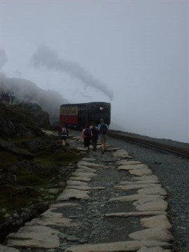 The final stage on the Llanberis Path