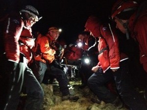 Mountain Rescue at night