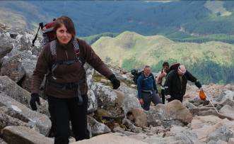 Karen passes the height of Mount Snowdon