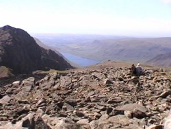 View from Scafell Summit