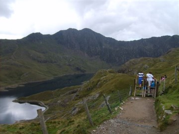 Crossing the style with Llydaw views