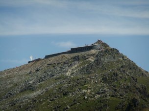 Approaching the summit of Snowdon