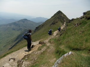 The Rhyd Ddu path