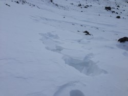 Windslab near Scafell Pike