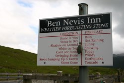 Forecasting Stone on Ben Nevis