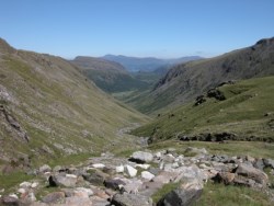 Looking back towards Seathwaite