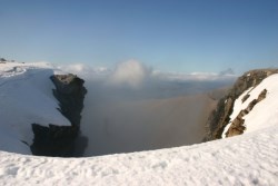 Snow on Ben Nevis