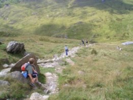 The Watkins Path up Mount Snowdon